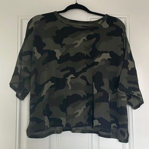 Old Navy Cropped Activewear Shirt